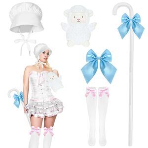 3525 5 Pcs Shepherdess Accessoriess Include 38 Inch Shepherd